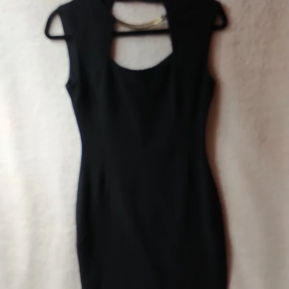 black and gold pencil dress Black One Shoulder Maxi Dress main image 1